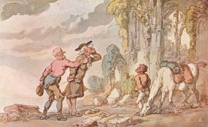 Die Reise von Dr. Syntax auf der Suche nach dem Malerischen, 19. Jahrhundert, 1907 von Thomas Rowlandson