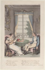 Titelseite, aus Neapel und die Campagna Felice: in einer Reihe von Briefen, 1. Juni 1815 von Thomas Rowlandson