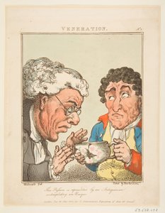 Verehrung Le Brun Travestiert, oder Karikaturen der Leidenschaften, 21. Januar 1800