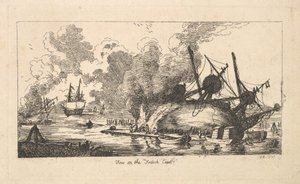 Blick auf die französische Küste, 1787 von Thomas Rowlandson