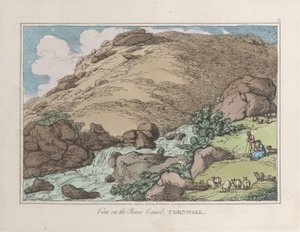 Blick auf den Fluss Camel, Cornwall