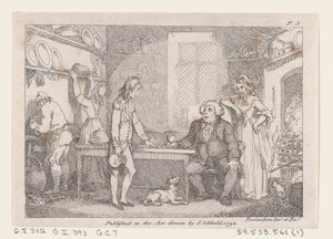Junger Adams von Pfarrer Adams befragt, aus Die Abenteuer von Joseph Andrews und sein Freund, 1792 von Thomas Rowlandson