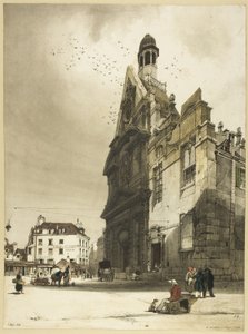 Kirche St. Etienne du Mont, Paris von Thomas Shotter Boys