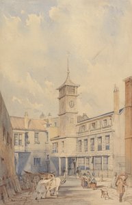 Hof eines Gasthauses an der Themse von Thomas Shotter Boys