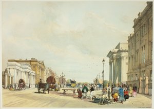 Hyde Park Corner, Platte fünfzehn aus Original Views of London as It Is von Thomas Shotter Boys