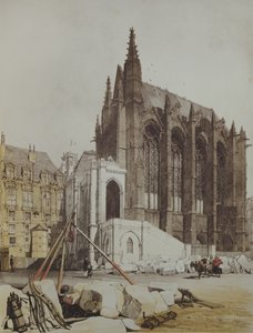 La Sainte Chapelle, aus Picturesque Architecture in Paris, veröffentlicht 1839 von Thomas Shotter Boys