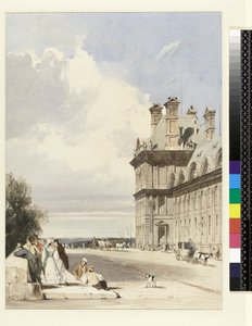 Pavillon de Flore, Tuilerien, Paris, ca. 1829 von Thomas Shotter Boys