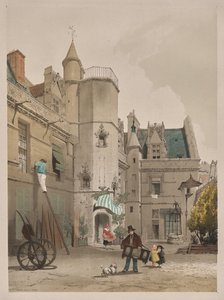 Malerische Architektur in Paris, Gent, Antwerpen, Rouen: Hôtel Cluny, Paris von Thomas Shotter Boys