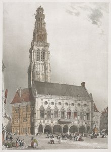 Malerische Architektur in Paris, Gent, Antwerpen, Rouen: L