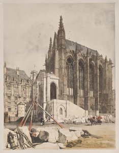 Malerische Architektur in Paris, Gent, Antwerpen, Rouen: La. Ste Chapelle, Paris