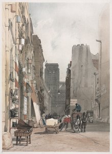 Malerische Architektur in Paris, Gent, Antwerpen, Rouen: Notre Dame, Paris, 1839 von Thomas Shotter Boys