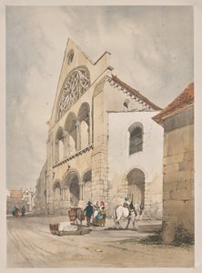Malerische Architektur in Paris, Gent, Antwerpen, Rouen: St. Andre, Chartres, Frankreich