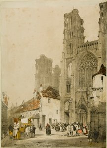 Malerische Architektur in Paris, Gent, Antwerpen, Touen usw.