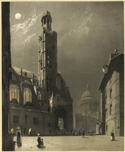 St. Etienne du Mont und das Pantheon, Paris von Thomas Shotter Boys