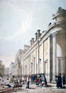Ansicht der Bank of England, City of London von Thomas Shotter Boys