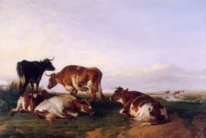 Landschaft und Vieh, 1868