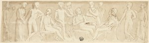 Friesdesign im klassischen Stil von Thomas Stothard