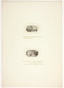 Studie für eine Tafel aus Die Aufgabe von Thomas Stothard