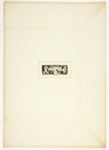 Studie für eine Platte aus Die Triumphe der Mäßigung, im Royal Engagements Pocket Book von 1796