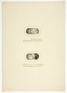 Studie für eine Tafel aus Die Triumphe der Mäßigung, im Royal Engagements Pocket Book von 1796 von Thomas Stothard