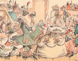 Ein Hofball im achtzehnten Jahrhundert, um 1884