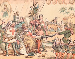 König Richard I. in Palästina, um 1884 von Thomas Strong Seccombe