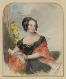 Porträt einer Dame von Thomas Sully