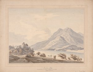 Berg Rigi und die alte Burg Habsburg am Vierwaldstättersee von Thomas Sunderland