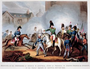 Die alliierten Kommandanten in Leipzig, 1813-1815