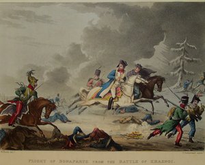Die Flucht Bonapartes von der Schlacht bei Krasnoi, 1815