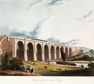 Viadukt über das Sankey-Tal, 1831