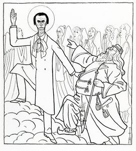 Karikatur von Rudolf Steiner, Illustration aus 