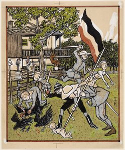 Wie die Alten sungen; Simplicissimus V/22 von Thomas Theodor Heine