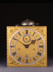 Detail einer Charles II römischen Schlaguhr, 1675