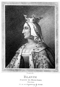 Blanche von Kastilien 1188-1252, Nichte von König Johann