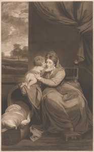 Elizabeth Lady Melbourne mit ihrem Sohn, dem Ehrenwerten Peniston Lamb