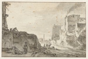 Italienische Stadtansicht