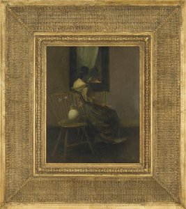 Der Spiegel, 1907 von Thomas Wilmer Dewing