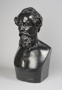 Kopie einer Büste von Charles Dickens von Thomas Woolner