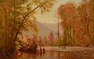 Herbst am Delaware, ca. 1875 von Thomas Worthington Whittredge