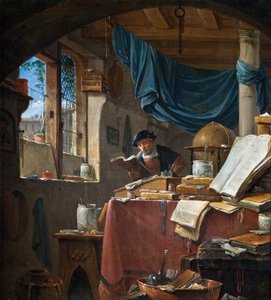 Ein Gelehrter in seinem Arbeitszimmer von Thomas Wyck
