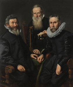 Gruppenporträt eines unbekannten Vorstands von Thomas de Keyser