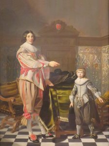 Porträt eines Vaters und seines Sohnes von Thomas de Keyser