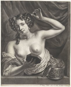 Frau im Fenster von Thomas van der Wilt