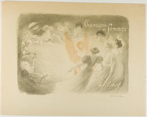 Chansons de femmes, Umschlag für ein Buch von Paul Delmet
