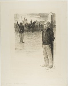Zivile Rehabilitation und militärische Hinrichtung von Théophile Alexandre Pierre Steinlen