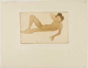 Liegende Frau