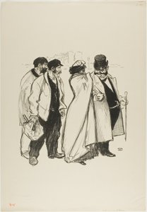 Sie hat sich schlecht entwickelt! von Théophile Alexandre Pierre Steinlen