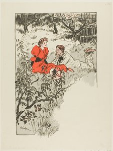 Frühling von Théophile Alexandre Pierre Steinlen