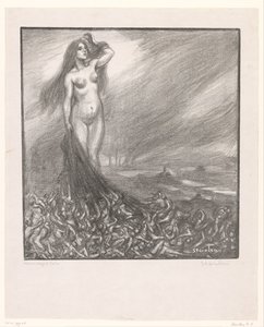 Hommage an Zola von Théophile Alexandre Steinlen (signed by artist)